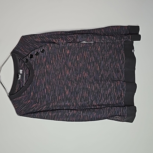 Roxy XL purple and gray long sleeve shirt - Picture 1 of 7